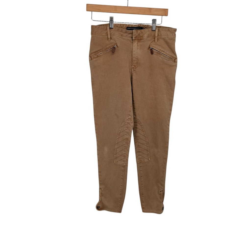 Ralph Lauren Sport Equestrian Riding Pants Women 28 Tan Jodhpur